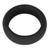 Black Velvets sort silikone penisring