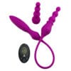 Adrien Lastic 2X dobbelt vibrator med fjernbetjening