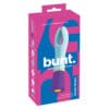 Bunt dobbelt parvibrator i silikone med farveblok-design
