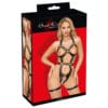 Bad Kitty body harness i læderlook med metal detaljer