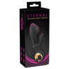 Eternal oppustelig rabbit vibrator med pumpbar spids og ringhåndtag