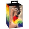 Fluffy Tail Anal Plug Regnbue Hale hos Issabella