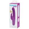 Happy Rabbit Realistic Slim vibrator i lilla silikone med kaninører
