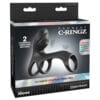 Vibrerende penisring fra Fantasy C-Ringz Couples Cage Pro med 2 motorer i silikone