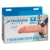 Fantasy X-Tensions Elite hollow silikone strap-on sæt med seler