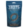 Erecto single penisring i sort flydende silikone med maritimt design