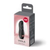 Fun Factory Viola bullet vibrator i lilla silikone med struktureret overflade