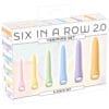 Six in a Row dildo sæt med 6 silikone dildoer