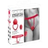 Lay-On fjernbetjent trusse vibrator i sort silikone
