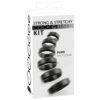 You2Toys silikone penisringe sæt til cock og ball stretching med 6 ringe