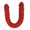 Ultra Dongs dobbelt dildo i lilla jelly