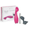 GLOW vibrator pink silikone
