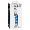 Icicles glasdildo set fra siden