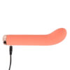 Peachy Mini G-punkt vibrator , nærbillede af silikoneoverfladen