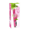 Smile Pearl Bunny perlevibrator i pink, fuld længde