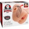 PDX Plus Pussy Double Pounder Masturbator med Vibrator