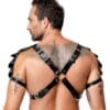Zado Gladiator Læder Bryst og Skulder Harness
