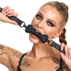 Bad Kitty Silikone Bone Gag fra Issabella