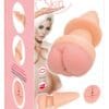 Nature Skin 2i1 Penis Forlænger Sleeve og Anal Plug