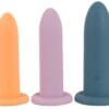 Three in a Row Dildo Sæt med Sugekop