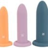 Three in a Row Dildo Sæt med Sugekop