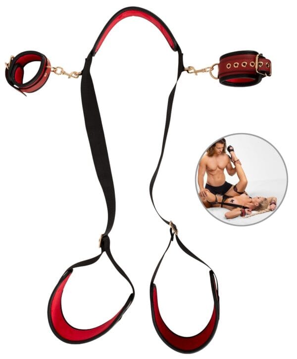 Bad Kitty Nakke til Lår Bondage Sæt