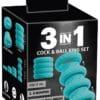 3-i-1 Cock & Ball Penisring Sæt