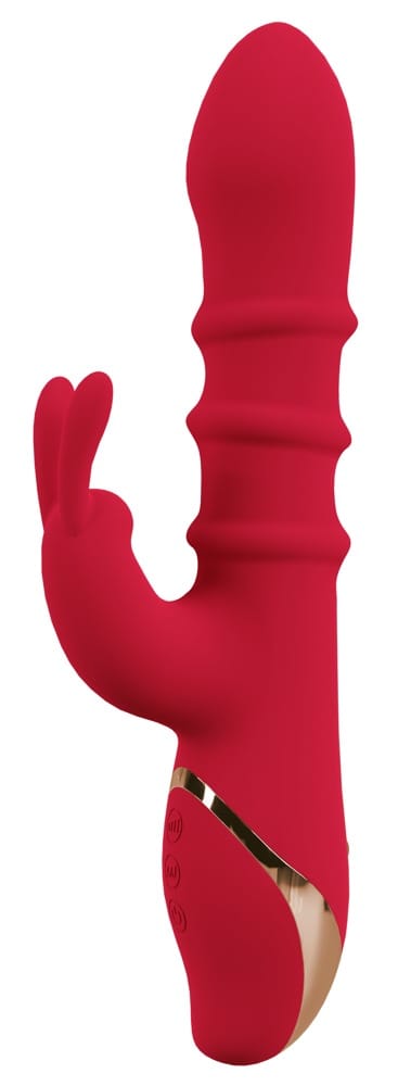 Rabbit Vibrator med 3 Massage Ringe
