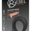 Rebel Mens Gear Testikel og Penisring med Vibrator
