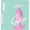 Cuties Vibrating Mini Butt Plug Pink Peony
