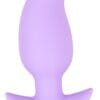 Cuties Vibrating Mini Butt Plug Purple Tulip