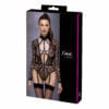Blonde Body med Wetlook Harness og Strømpeholdere fra Issabella