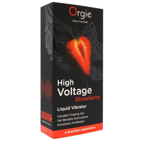 Orgie High Voltage Strawberry - Lystforstærker til Kvinder og Mænd